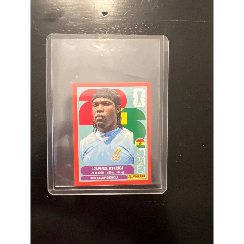 Panini FIFA World Cup 2026 Lawrence Ati Zigi Ghana Sticker GHA 2 Red Border